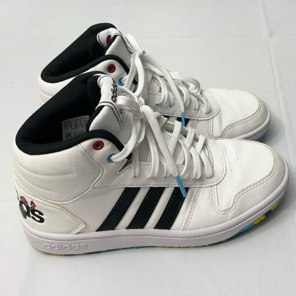 Pokemon Adidas Hoops Shoes Size 5.5 Adidas Hoops Mid 2.0K Pokemon edition. - Picture 3 of 13